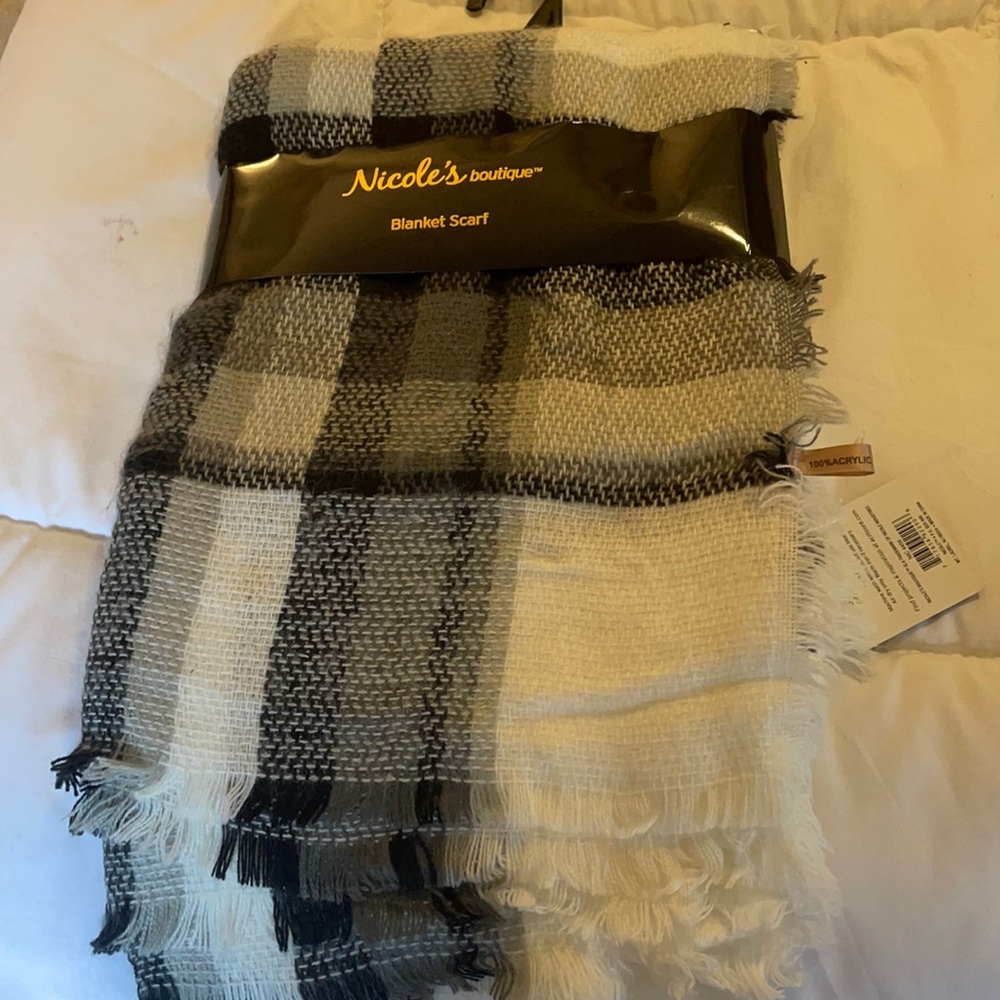 I have a Blanket Scarf,  nice to wear with your coat, the scarf is very soft!!!